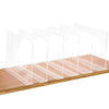 Acrylic Shelf Dividers - Shelf Organizers - shelf assemble/separator